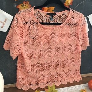 Forever 21 Lace Crop top size M